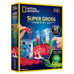 NEW National Geographic Gross Science Kit With 45 Gross Science Experiments